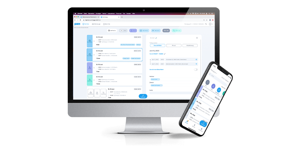 Digital driver's log AutoLogg - The new logbook software is released