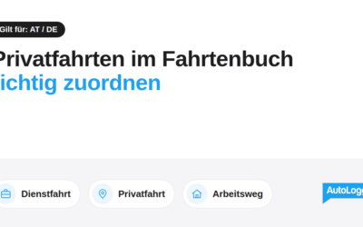 Privatfahrt, Arbeitsweg oder Dienstfahrt: Fahrten im Fahrtenbuch richtig zuordnen