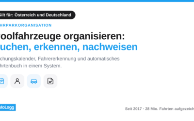 Poolfahrzeuge organisieren: buchen, erkennen, nachweisen