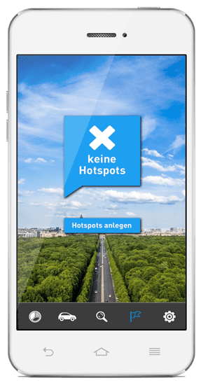 AutoLogg App - Hotspots anlegen