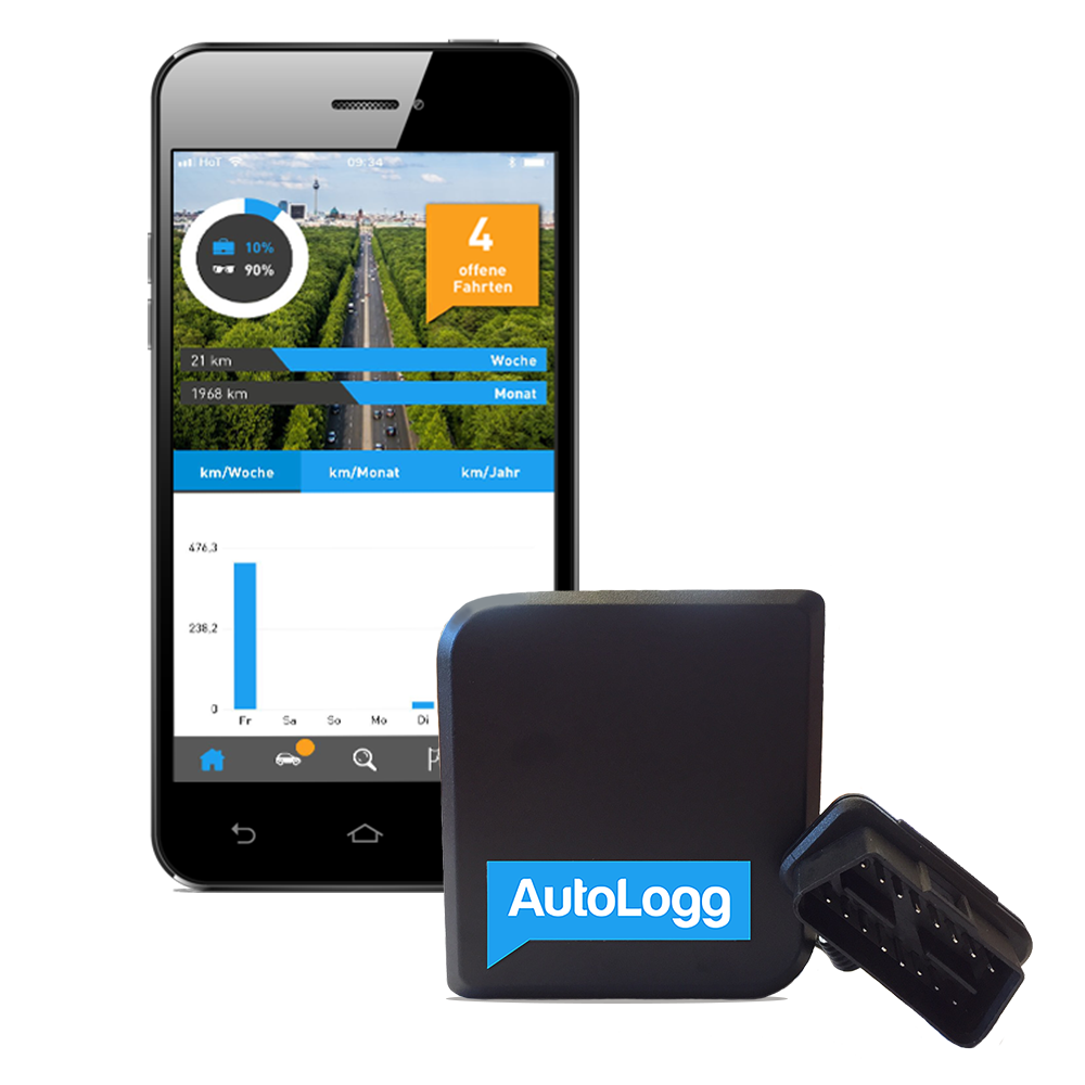 Elektronisches Fahrtenbuch von AutoLogg - führt Dein Fahrtenbuch ganz automatisch Mit der App von AutoLogg entspannt Fahrtenbuch führen - Elektronisches Fahrtenbuch